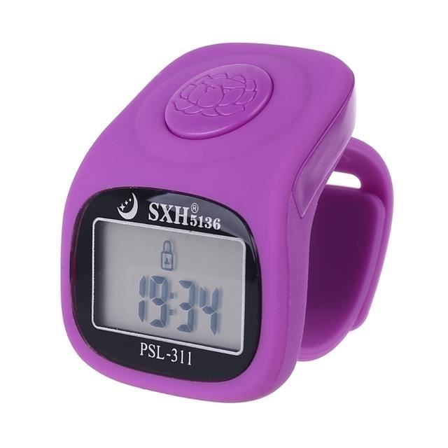 Compteur Digital à Doigt Avec LED - Pour Décompte Rapide | Avec Boussole | Tasbih électronique | Idéal Sport, Prière, Inventaire - 3