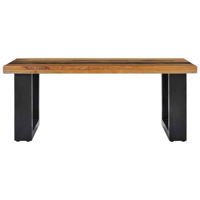 Table d'appoint SAM en bois de teck recyclé