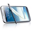 5.55'Samsung Galaxy Note 2 N7100(16GB) Noir-téléphone d'occasion (écouteur+chargeur Européen+USB câble+boît-1