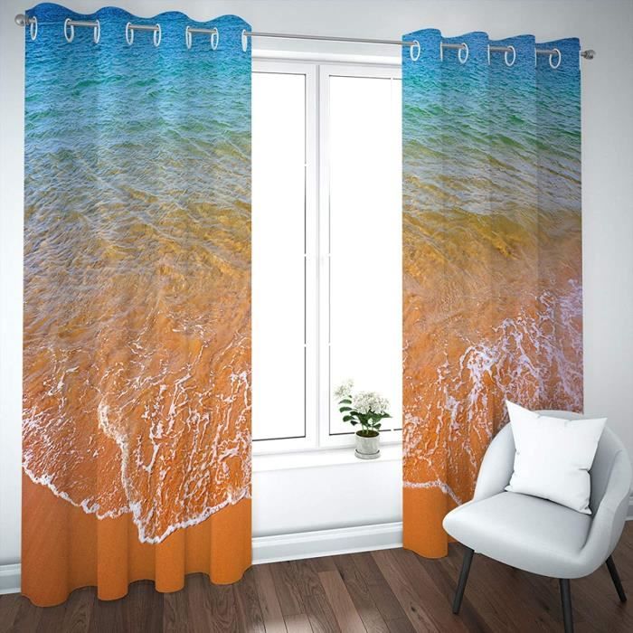 Rideau Occultant Pour Lit Superposé Ou Cabane - Tissu Imprimé Plantes - Crée Un Espace Privatif - 1.2x2m Par Pièce