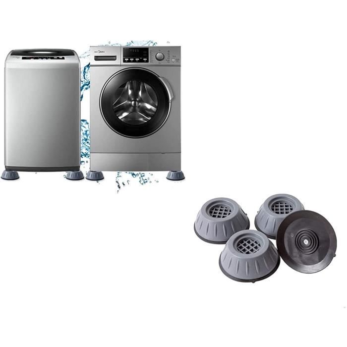 Support de machine à laver anti-vibration 4pcs, coussinets de