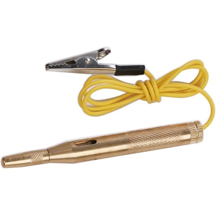 Stylo Testeur De Circuit Auto 6-24V - Avec Sonde Lumineuse, Câble Long, Marque SHENKENUO
