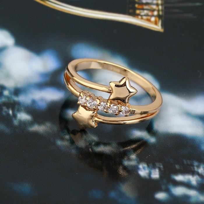 Bague double anneau 2025 femme