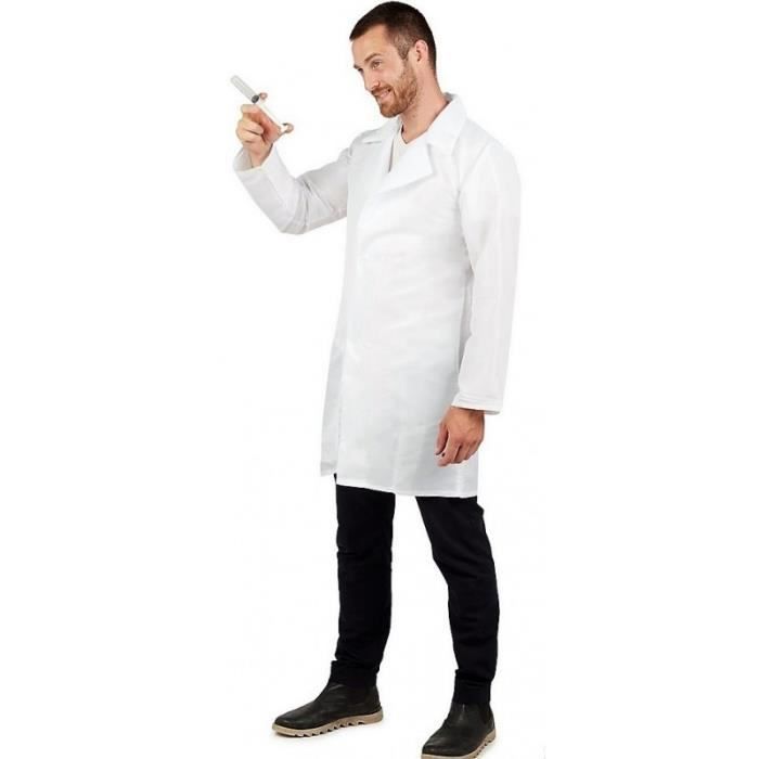 Blouse Blanche PTIT CLOWN Deguisement Medecin Adulte Mixte