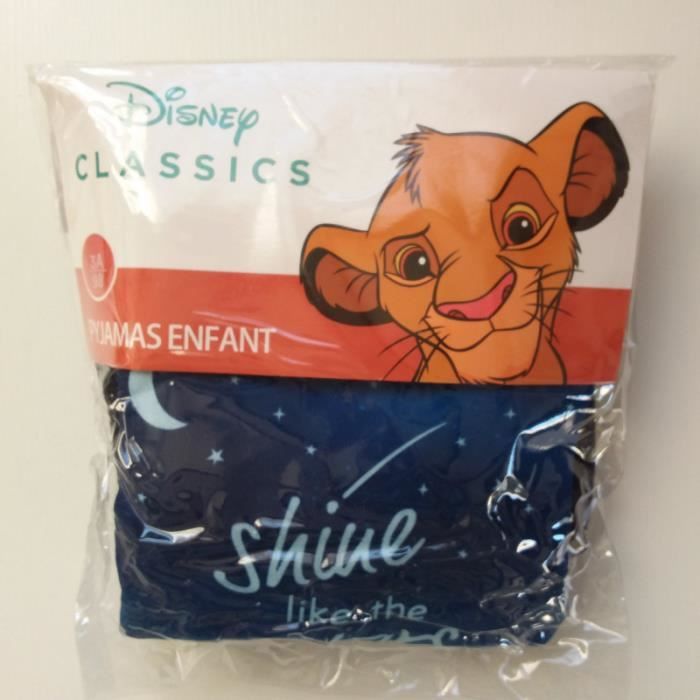Pyjama le hot sale roi lion enfant