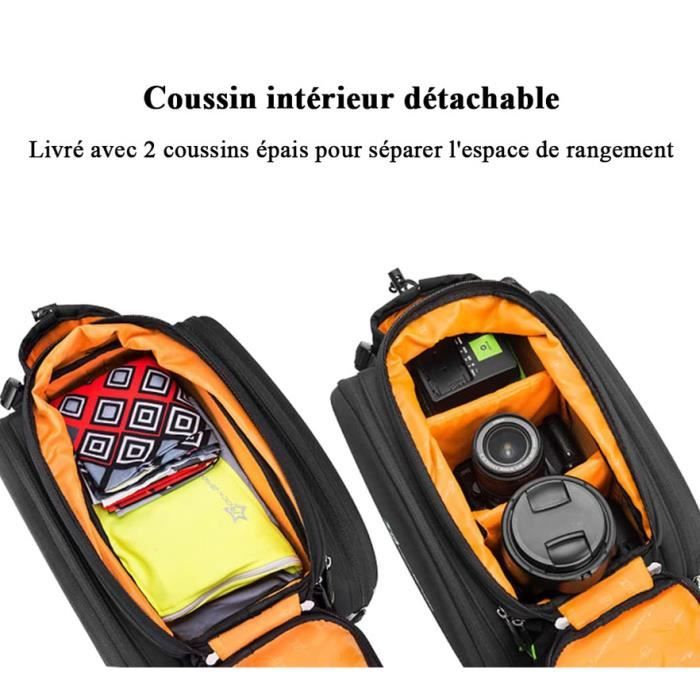 Porte-bagages ROCKBROS Aluminium Pour Vélo VTT, Route, Gravel – Fixation Rapide, Capacité 25kg