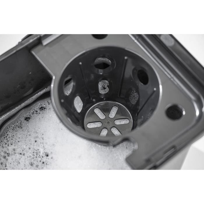 Addis Seau et essoreuse Rouge Rubis Capacité 12 l