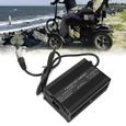 Duokon Chargeur de batterie pour fauteuil roulant électrique Accessoire de remplacement de chargeur de batterie professionnel 24V-2