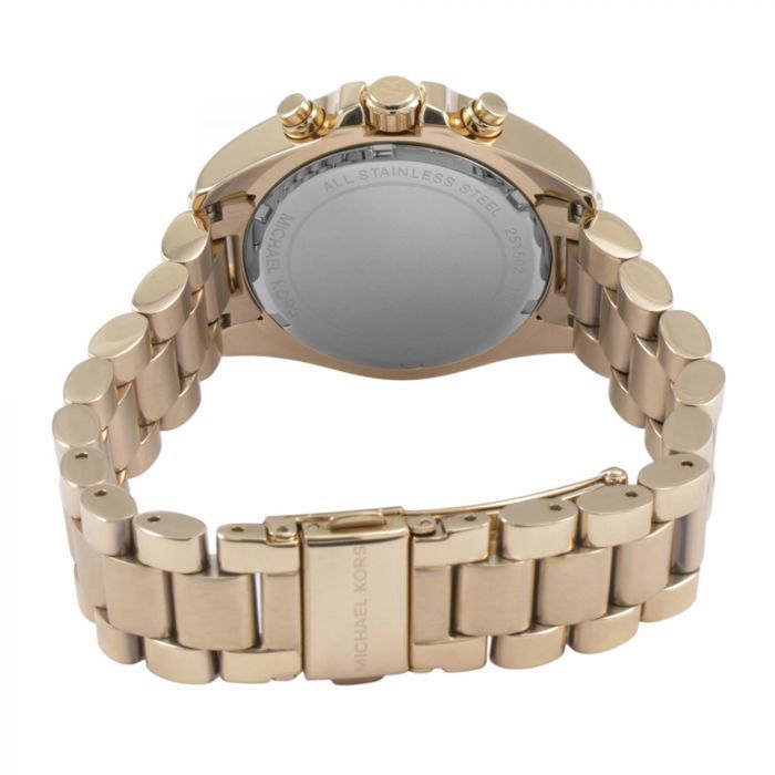 Montre femme MICHAEL KORS BRADSHAW MK5798 Dore Chronographe Quartz