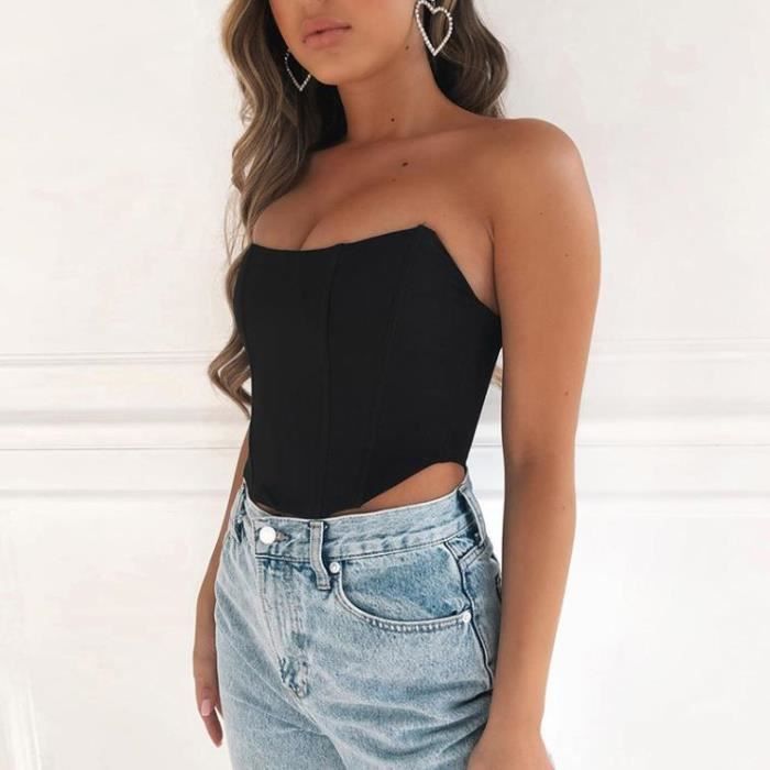 Bustier femme sans bretelles new arrivals