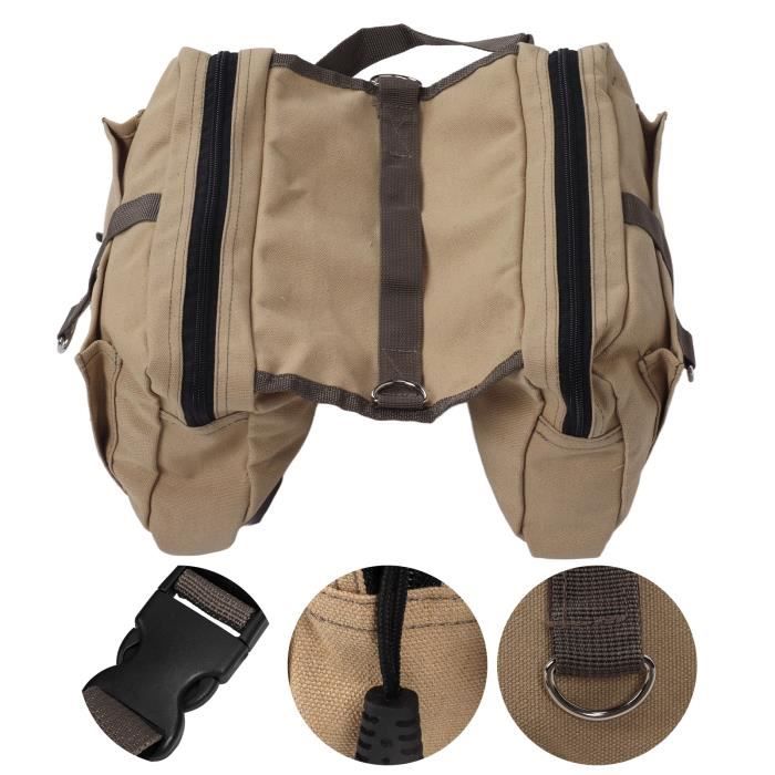 RUR Harnais de sac a dos pour chien Sac a dos pour chien harnais sac de selle de camping leger pour chien avec poches pour RN055 Cdiscount