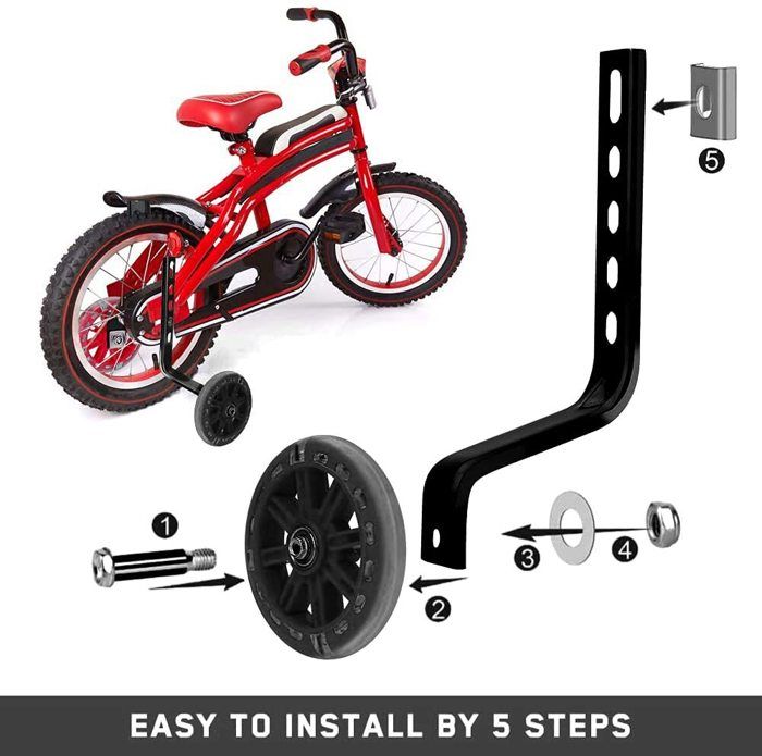 Roues Stabilisatrices d'Entraînement de Vélo 12-20