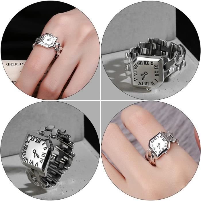 Bague elastique argent sales