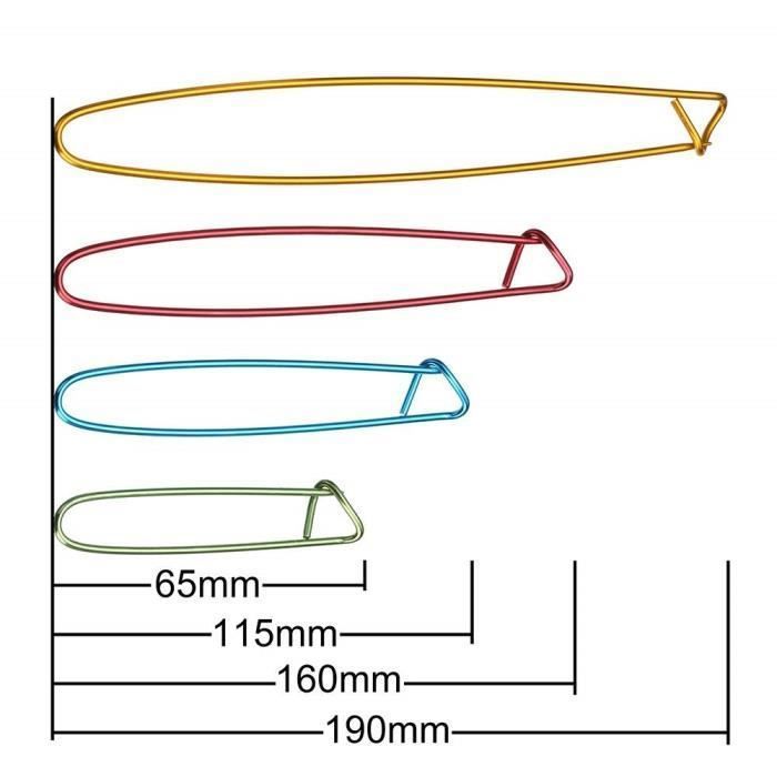 Supports Point Câble 9 Supports Point De Câble Aluminium - Épingles à Nourrice Tricot Outils Crochet