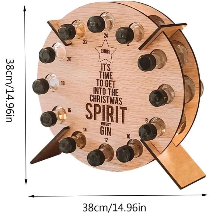 Porte-Bouteilles De Noël, Porte-Bouteilles En Bois Sur Pied Casier À