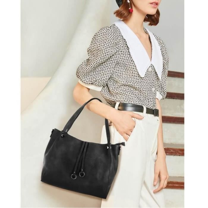 Sac a main cuir avec sales franges