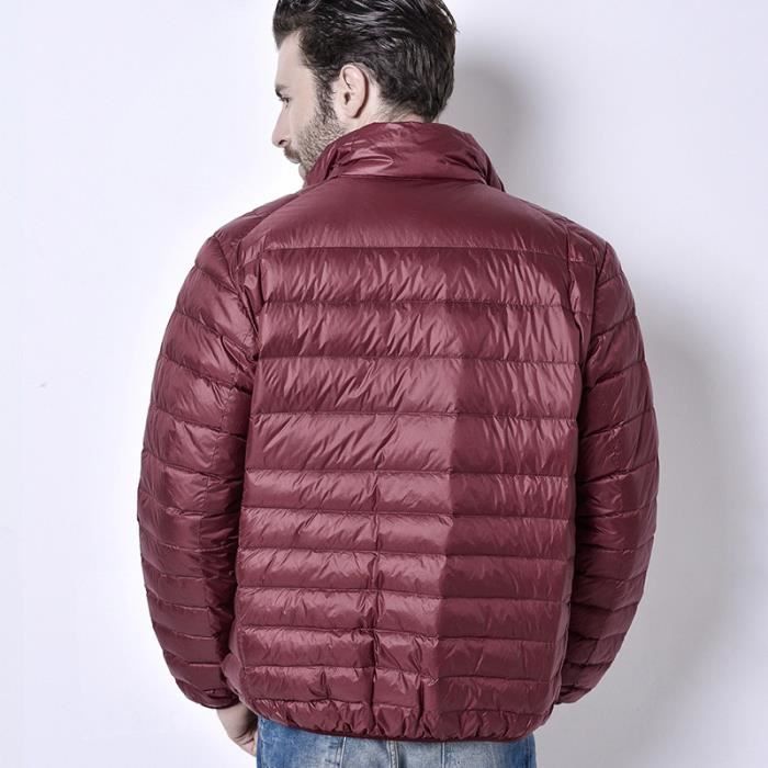 Doudoune top rouge fine