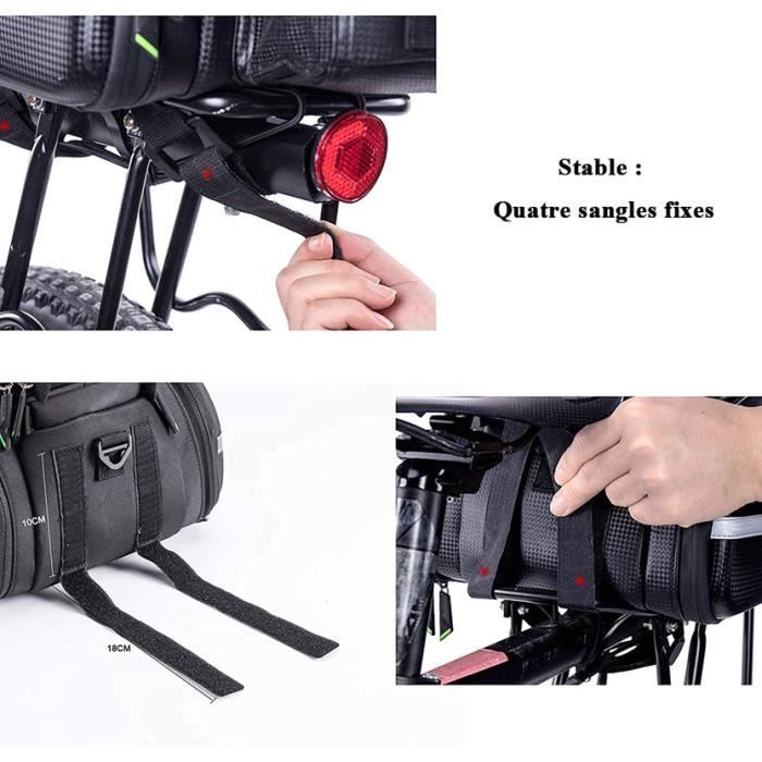 Sac Porte-bagage Vélo Route Sacoche Vélo Arrière ROCKBROS 25L