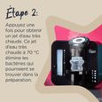 TOMMEE TIPPEE Perfect Préparateur Chauffe Biberons, Perfect Prep, Noir-4