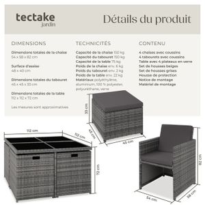 JMKaixin Ensemble De Coussins De Chaise Profonde Pour Meubles