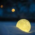 3d Usb Led Magie Lune Nuit Lumiere Moonlight Table Bureau Lampe
