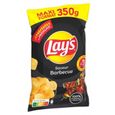 Chips Lay's saveur Barbecue 350g/Sachet 2 sachets-0