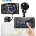 PT22801-Caméra de Voiture, Double Caméra Voiture Embarquée Enregistreur de Conduite Full HD 1080P 170° IPS Écran 4.0” Dashcam Vo-0