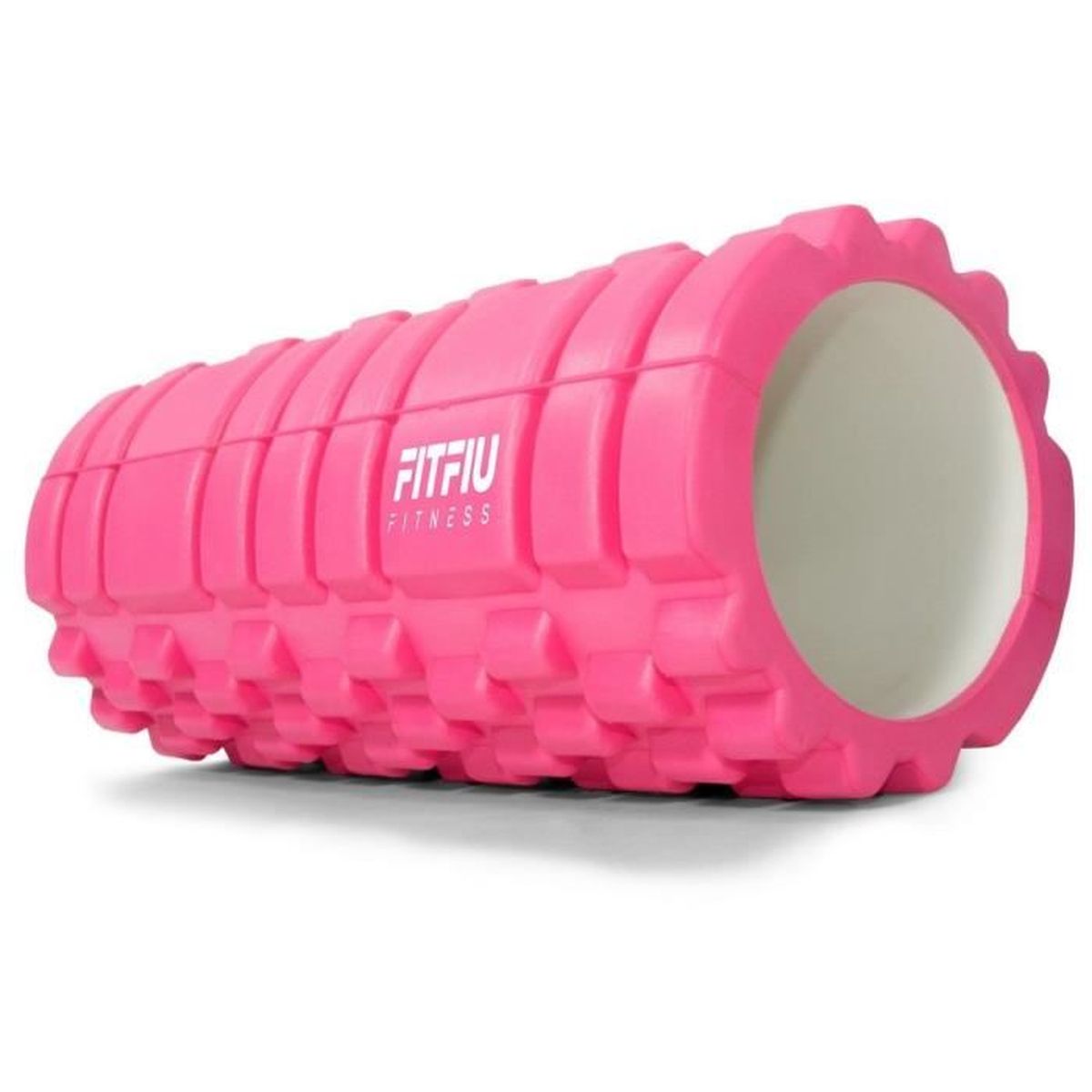Fitfiu Fitness Roller-Pat Rouleau de Fitness en Mousse pour Massage Unisexe Bleu 33 x 14 cm