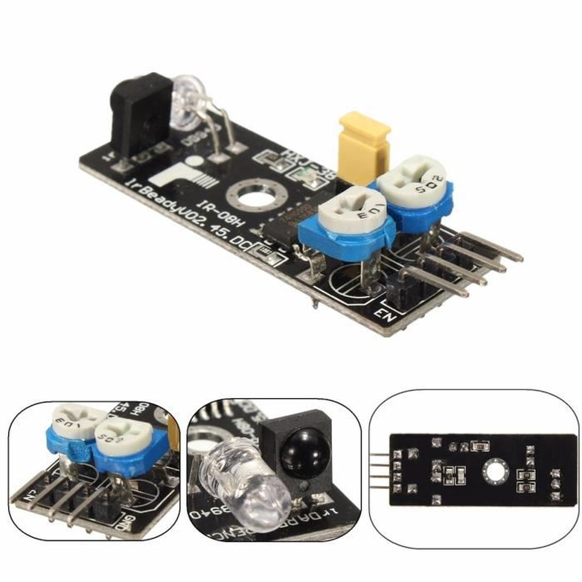 5Pcs Infrarouge IR Sans Fil Contrôle à Distance Module Kit pour Arduino nouveau