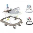 Trotteur Marche Bébé Evolutif 4 en 1 Marron - XUANYU - Pour 6-18 Mois - Avec Musique - Anti-retournement -58*55*65cm