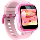 EKASN Montre intelligente enfant jeu multifonctionnel réveil deux caméras enregistrement vocal cadeau -Rose