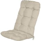 BEAUTISSU HOME STYLE Beautissu Coussin chaise jardin Flair HL 120x50x8cm Nature - Coussin exterieur jardin - Dossier haut - Intérieur & Extérieur