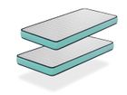 XALUCA Matelas LOT 2 CONFORT PRO 90x200 Épaisseur 14 CM – Rembourrage super soft - Juvénil - idéal pour les lits gigognes