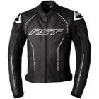 Veste cuir moto RST S1 CE - noir/blanc - M