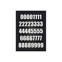 Set 40x Autocollant Sticker Porte Voiture Moto Numero Nombre Chiffre blanc auto logo 238