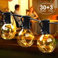 Guirlande lumineuse d'extérieur TD® 10.7m 30 ampoules Etanche à l'eau Économie d'énergie