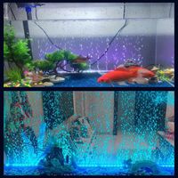 Sonew lumière d'aquarium Barre lumineuse de bulle de bande lumineuse colorée de LED multi-usages pour le réservoir de poissons