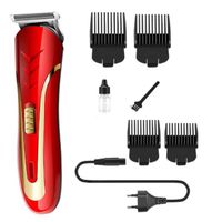 acier au carbone kamei km-1409 cheveux trimmer ue prise électrique rechargeable hommes barbe tondeuse électrique rasoir, rasoir