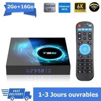 Android tv box tv android 10 T95 Smart TV BOX Wifi BT 2Go 16Go H616 6K Netflix Google Store Boîte multimédia box Android