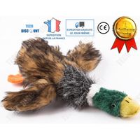 jouet pour chien réaliste canard à mâcher peluche indestructible couineur bruit animaux de compagnie amusement accessoires chasse