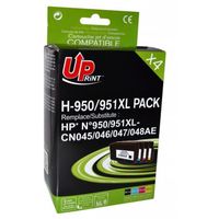 Pack Uprint 4 cartouches HP950XL & HP951XL compatible avec votre imprimante HP OfficeJet Pro 8100,HP OfficeJet Pro 8600,HP