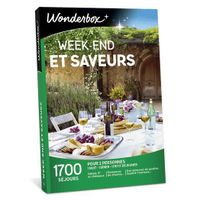 Wonderbox - Coffret cadeau - Week-end et saveurs - 1700 séjours savoureux