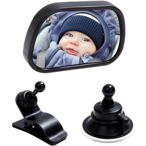 Cikonielf miroir de voiture pour bébé Miroir de Vue pour bébé Bab,  Rétroviseurs de Vue pour bébé Orientés vers auto sortie