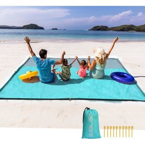 Bâche De Camping Polyester 210T 100x145 Cm - Imperméable, Avec Sac De Rangement, Couleur Camouflage