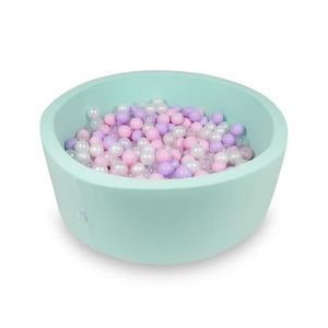 PISCINE À BALLES Mimii - Piscine À Balles (menthe) 110X40cm-500 Balles (rose clair, perle, transparent, bruyère)