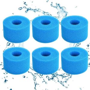 Cartouches de filtres LECHUANG Cartouche de filtre en mousse réutilisable  lavable pour piscine spa Intex Pure Spa Type S1