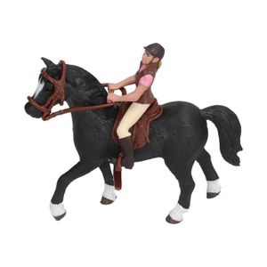 JOUET Drfeify modèle de rodéo de cheval Cheval Rodeo Fig