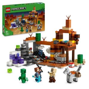 ASSEMBLAGE CONSTRUCTION LEGO® Minecraft® 21263 La mine des Badlands - Jouet pour enfants inspiré du jeu vidéo