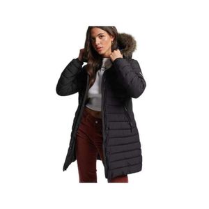 DOUDOUNE doudounes superdry fuji hooded mid lenght puffer 0