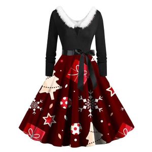 Robe retro noel cheap